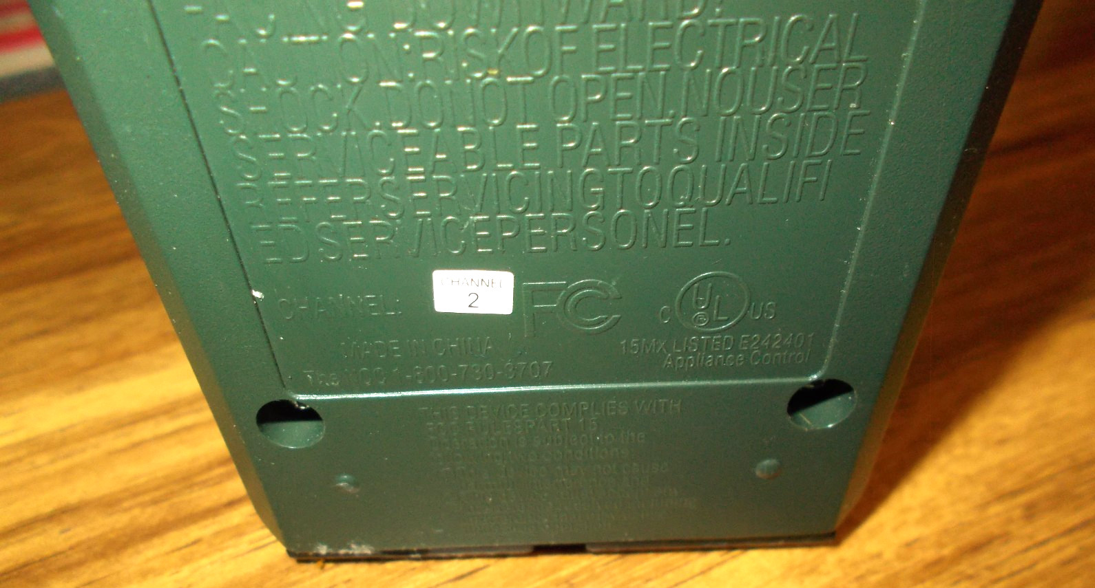 Replacement Wireless Remotely Operated Switch Model No # 28075 (no remotes)