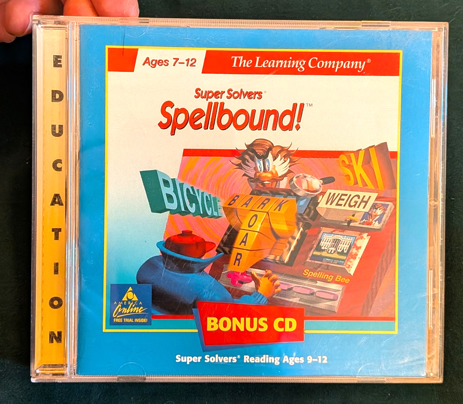The Learning Company Super Solvers Spellbound Bonus CD Ages 7-12 Windows/Mac