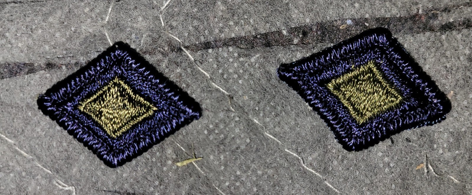 2 U.S Air Force First Sergeant Diamond Military Distinctive Device Patches