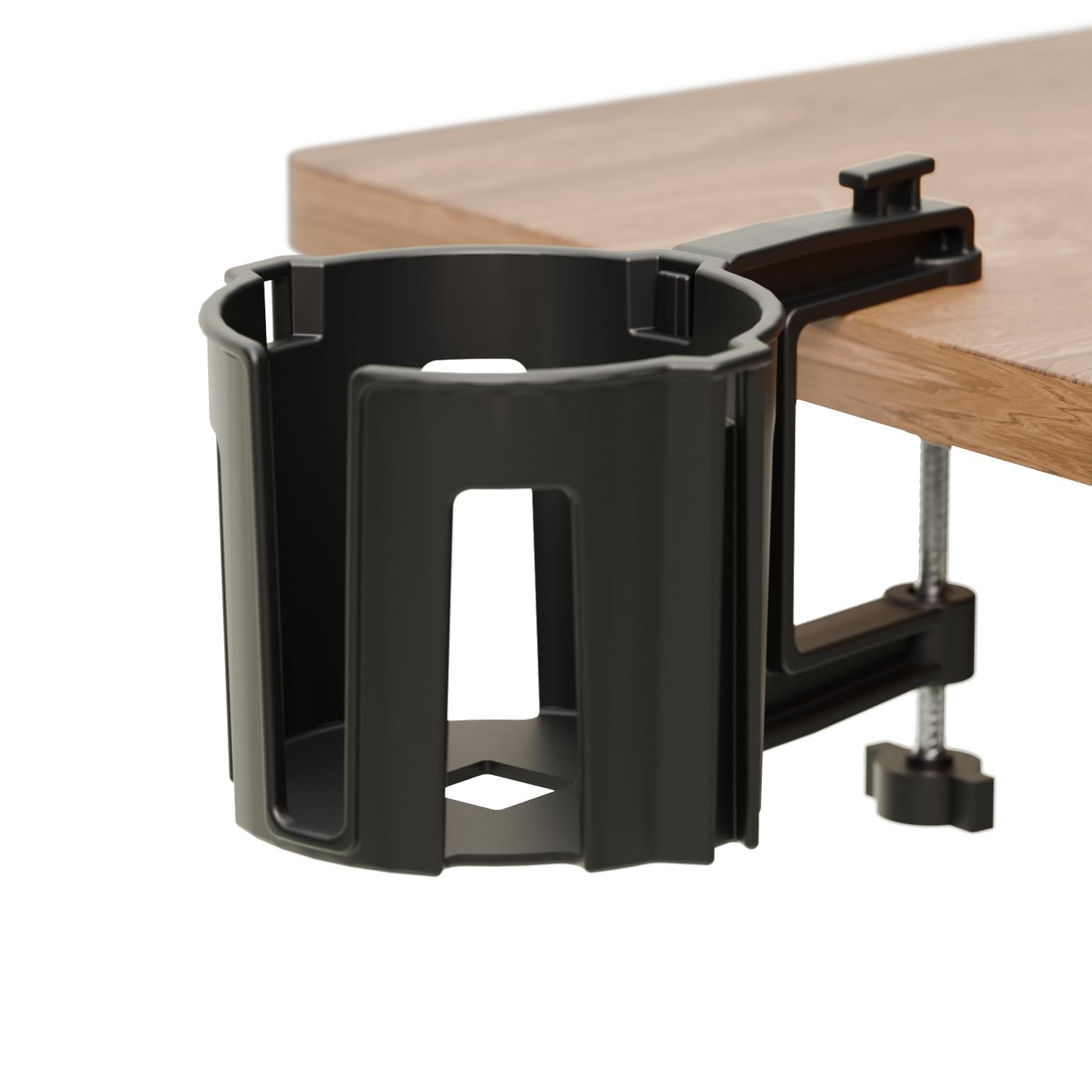 Original Large Desk Cup Holder Clamp | Anti-Spill Mount, Multi-Directional Dr...