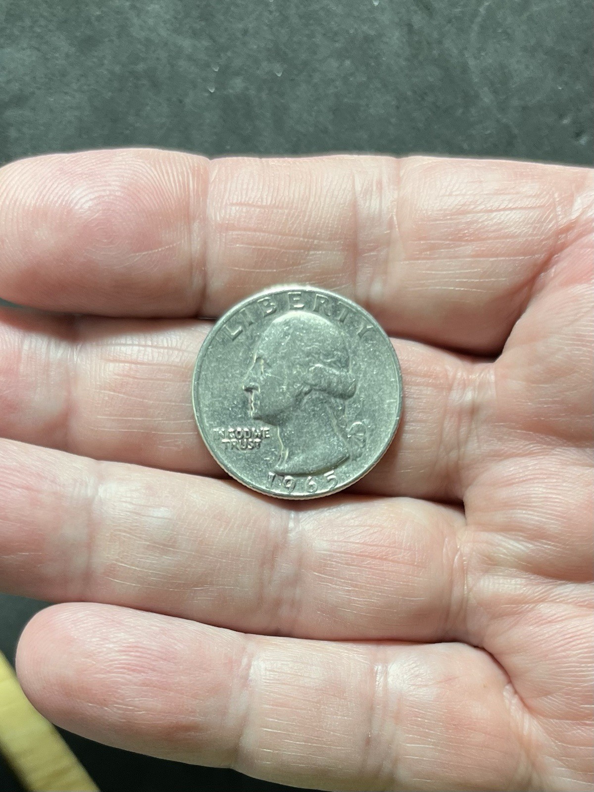 1965 25C Washington Quarter