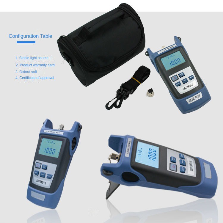 Fiber Optic Laser Red Light Source FTTH Fiber Tester Communication Tools Handhol
