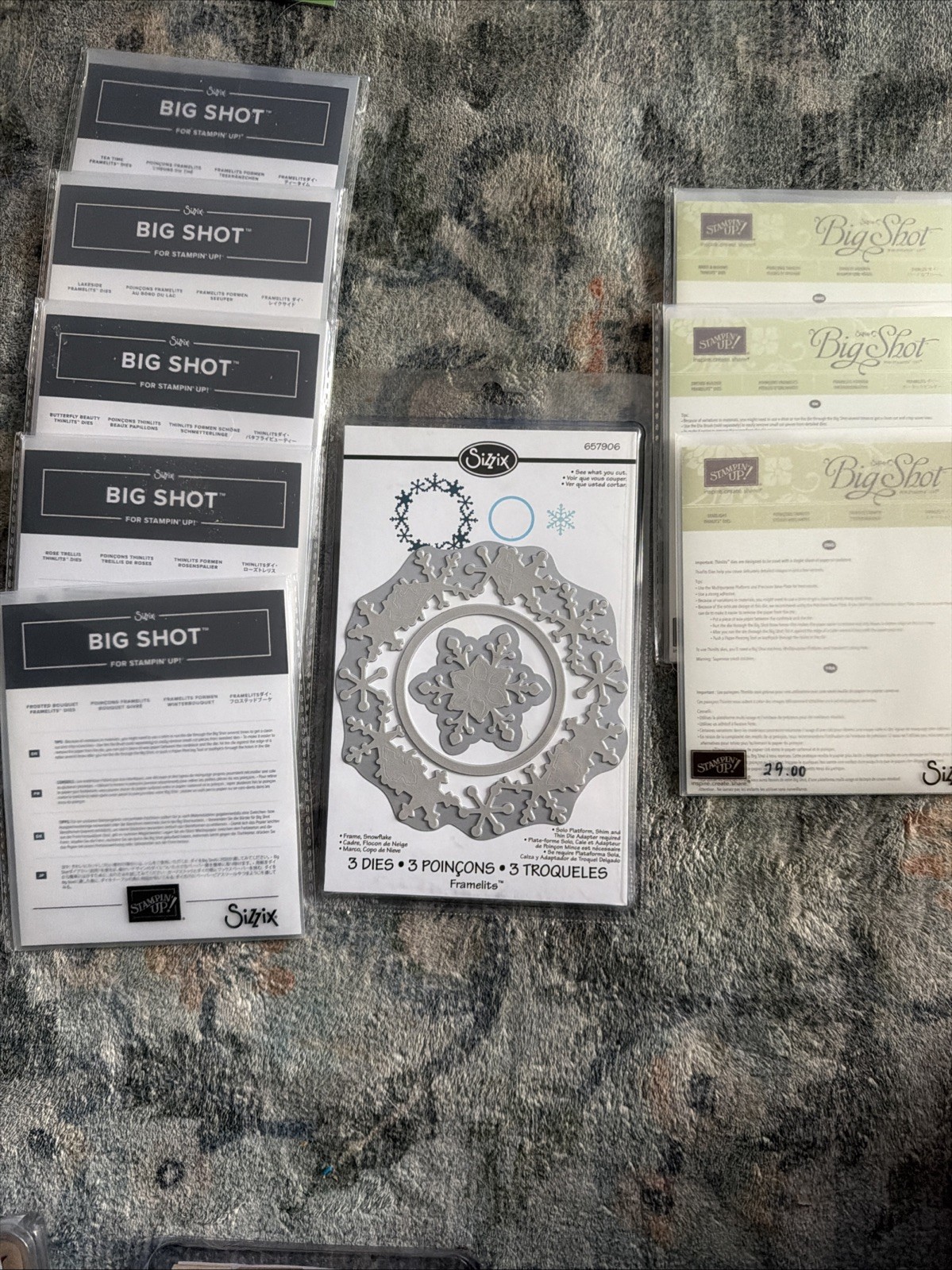 Stampin' Up! Sizzix Big Shot Dies - Multiple Varieties - Free Shipping!