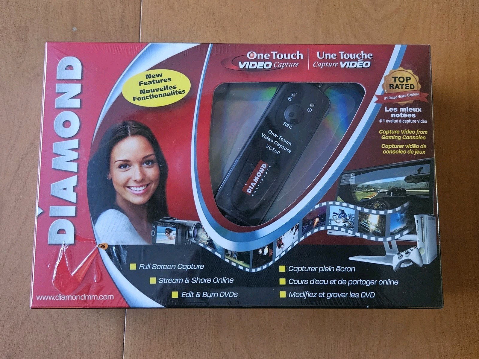 Diamond VC500 USB 2.0 Video Capture – Retro Gaming & VHS to Digital – New in Box