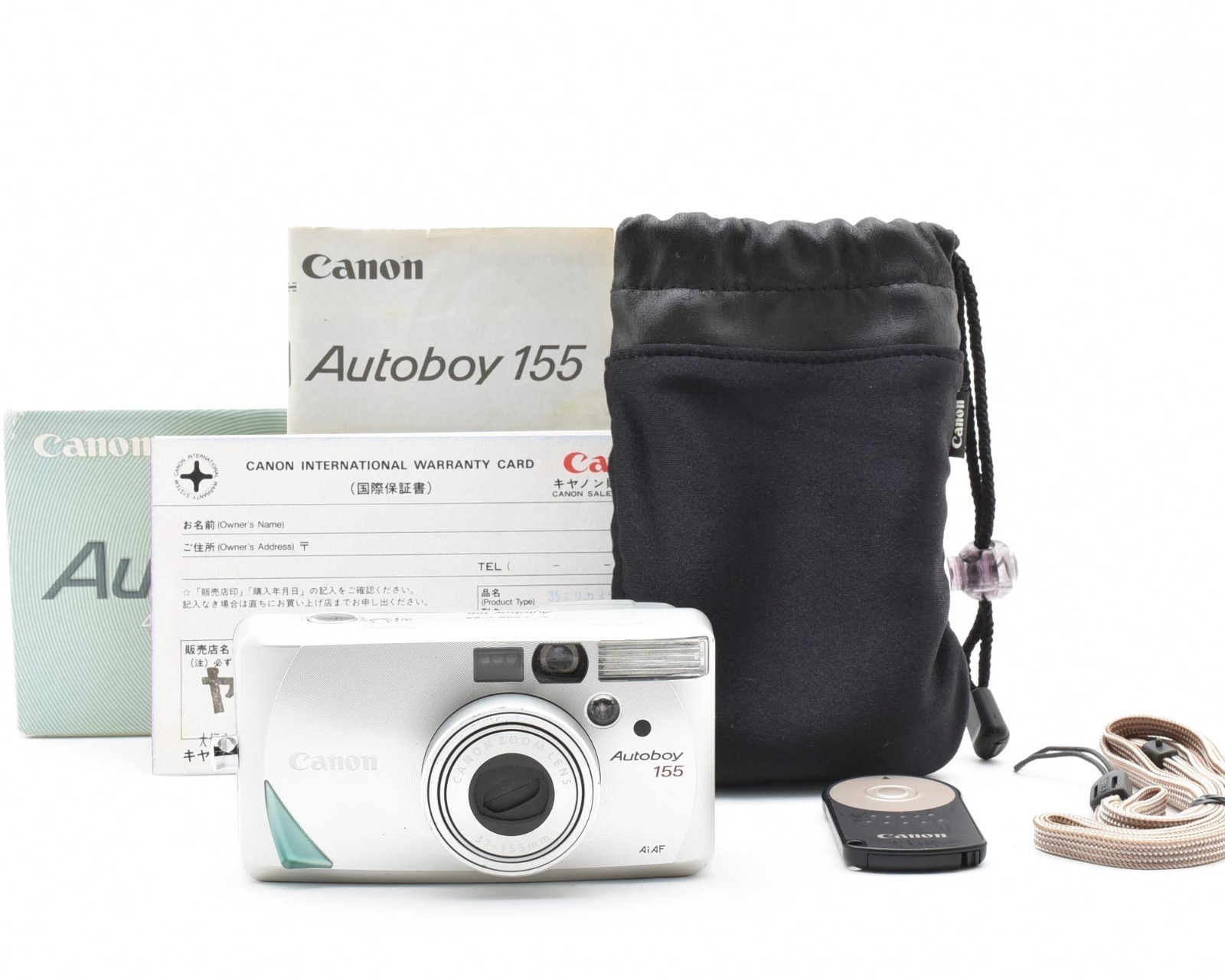 [Exc+5 w/Box] Canon Autoboy 155 Ai AF 35mm Point & Shoot Film Camera Japan #O4