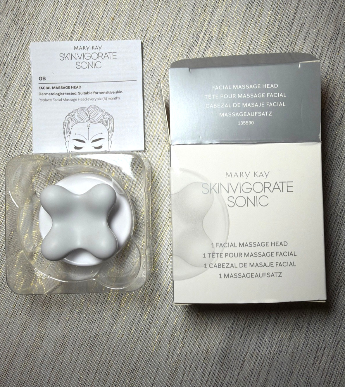 New! Mary Kay Skinvigorate Sonic Replacement Facial Massage Head