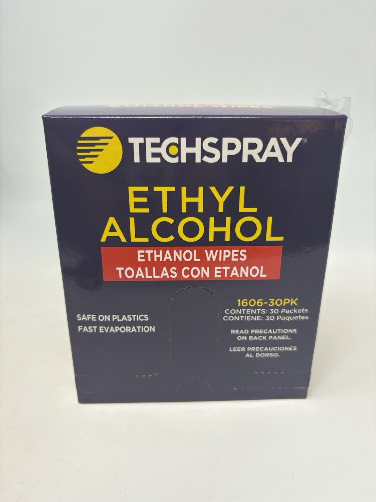 TechSpray 1606-30PK  Alcohol Wipes | 30 wipes X 15 Boxes | 450 Total Wipes