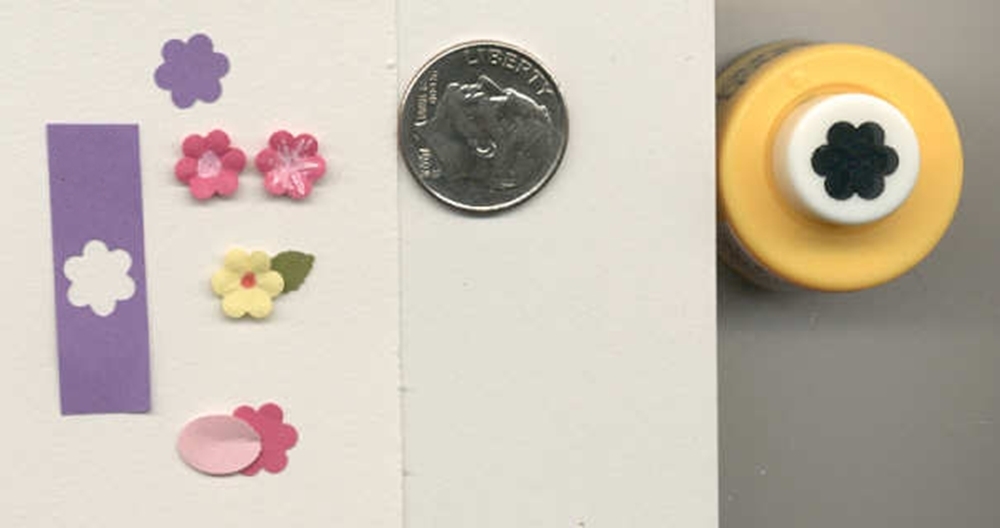Mini Flower Shape Paper Punch by Punch Bunch Quilling-Scrapbook-Cardcraft NIP