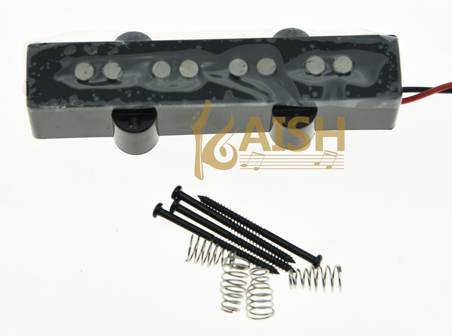 4 String Jazz Bass Alnico 5 Bridge Pickup 60's Vintage Sound J Bass Pickup Black