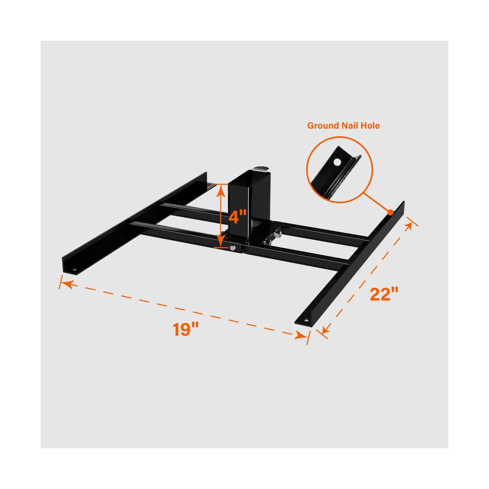 Highwild Target Stand System - AR500 Steel Shooting Target 1/2" Thick with 2x...