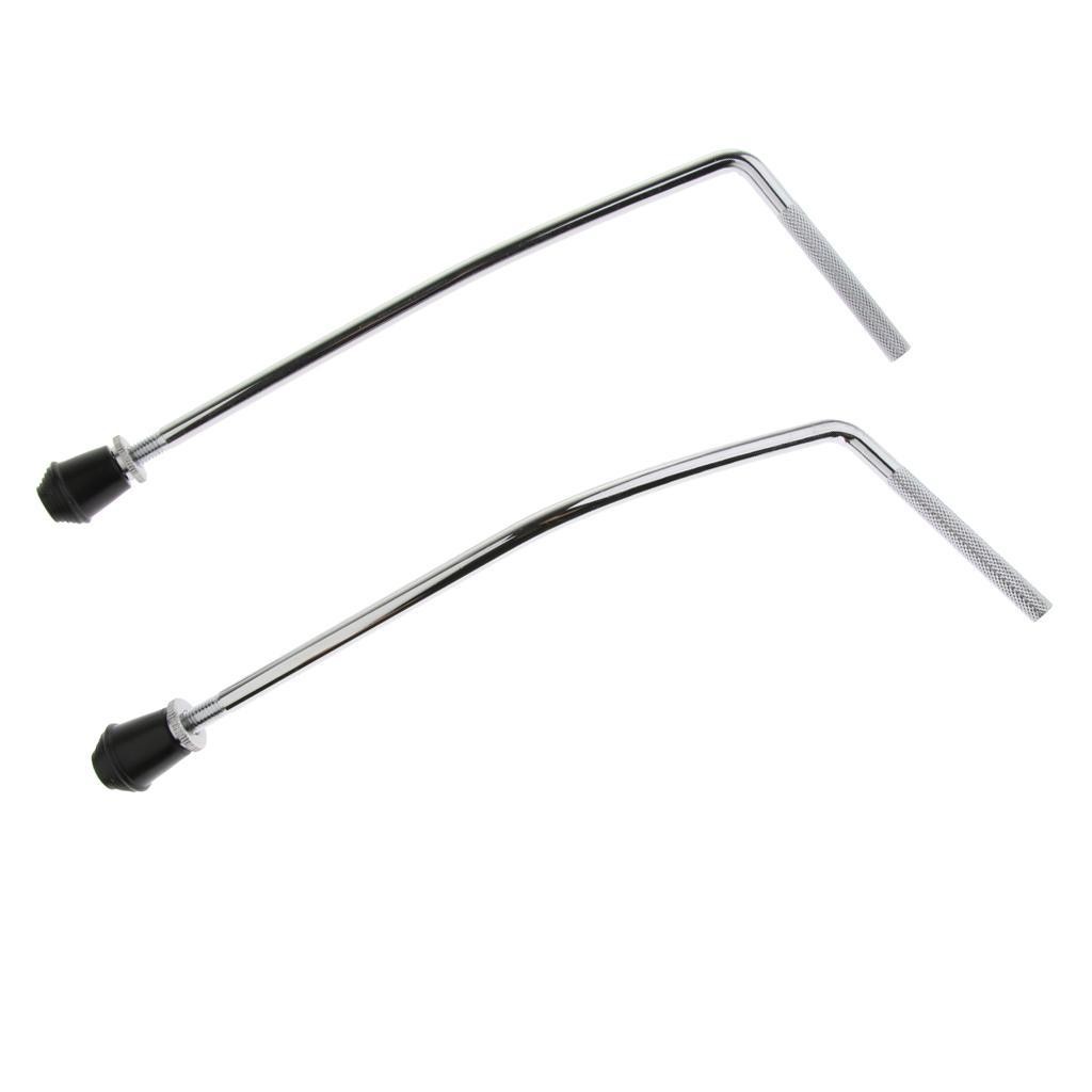 2pcs metal Bass Drum Legs for Drummer Musical Performance