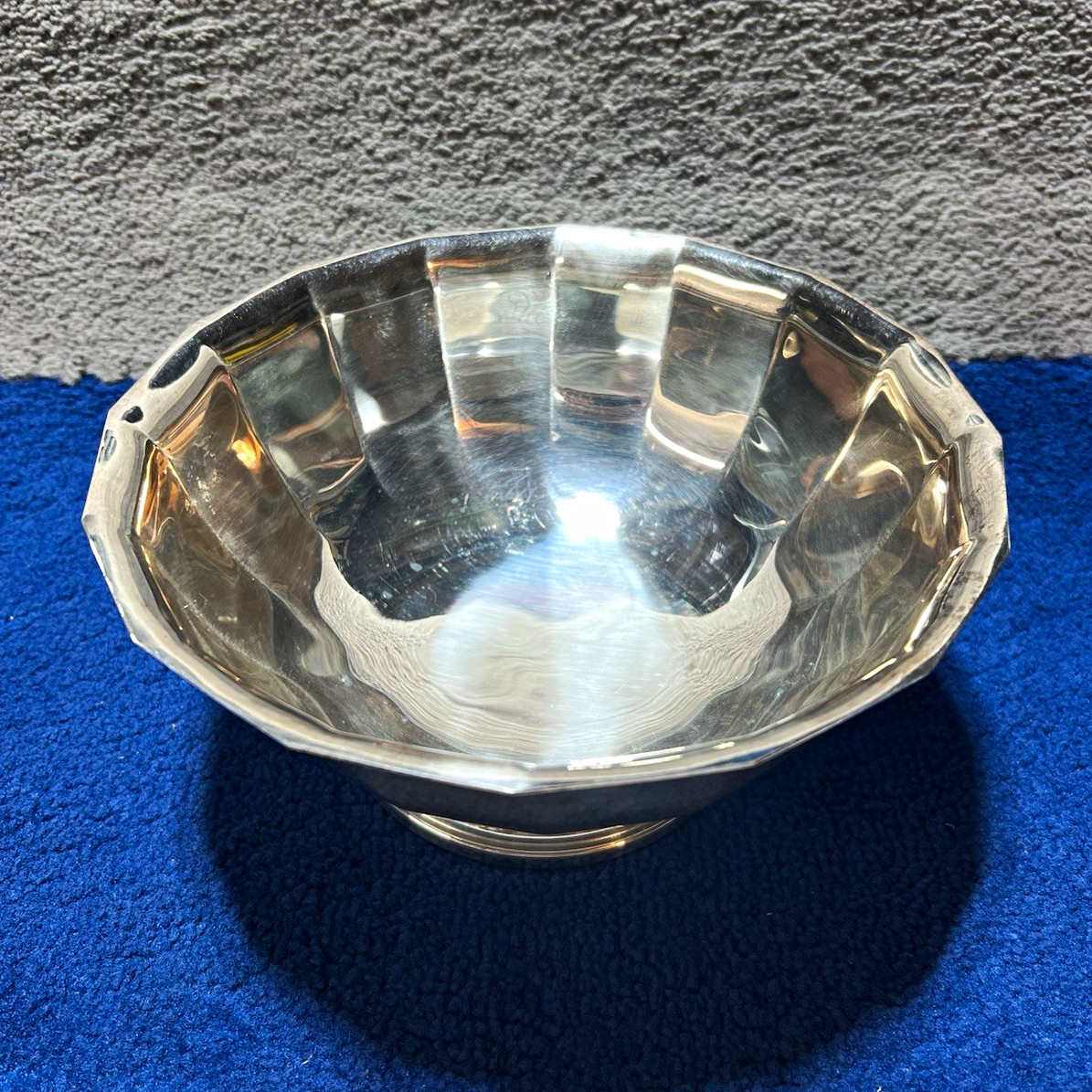 Gorham Heritage Silver Plate Bowl w/ Original Box Silverplate Serving Bowl