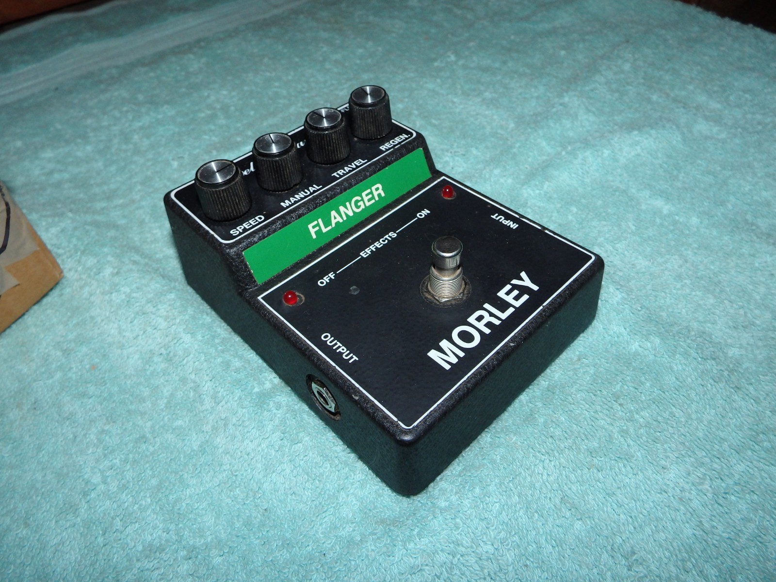 Morley Vintage Deluxe Flanger Effects Pedal works excellent