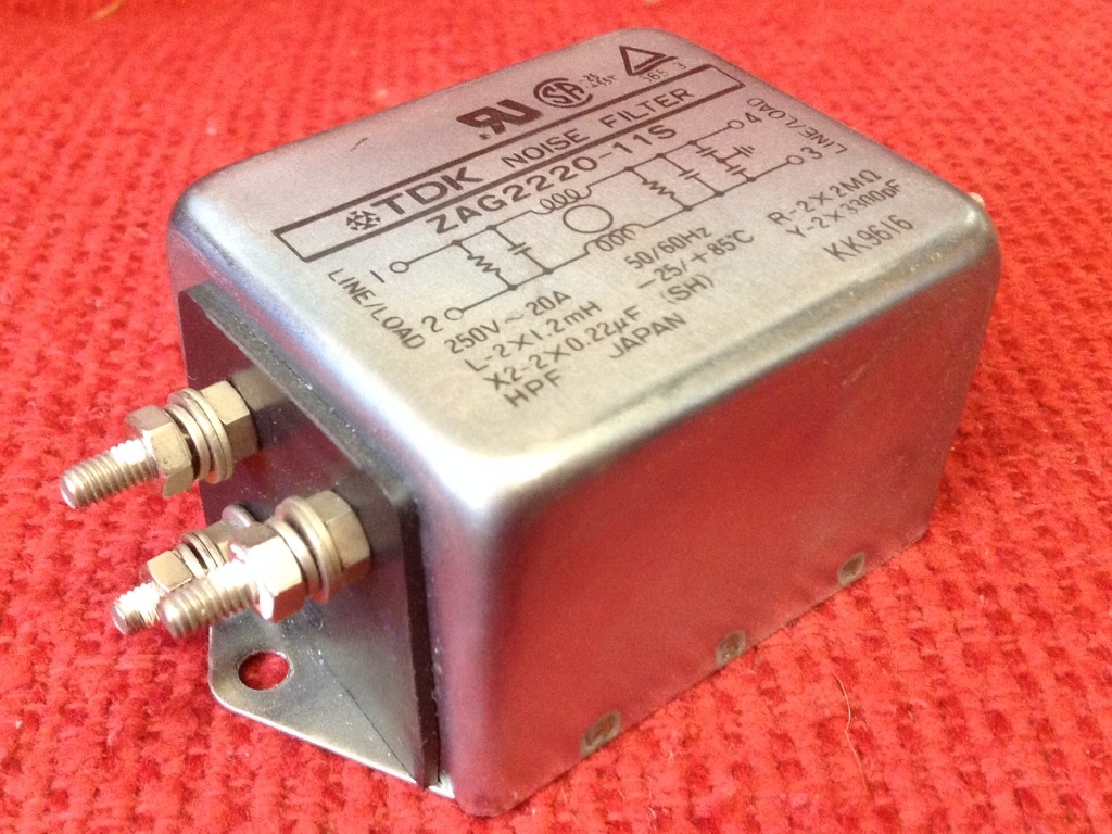 TDK - P/N: #ZAG2220-11S - Noise Filter