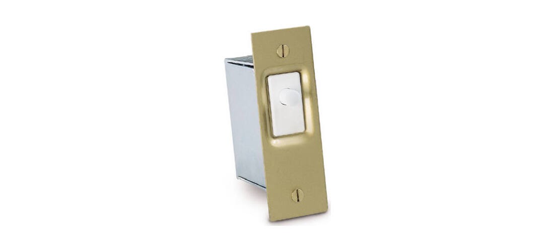 Door Jam Switch 10 amps Single Pole Momentary White White Tan