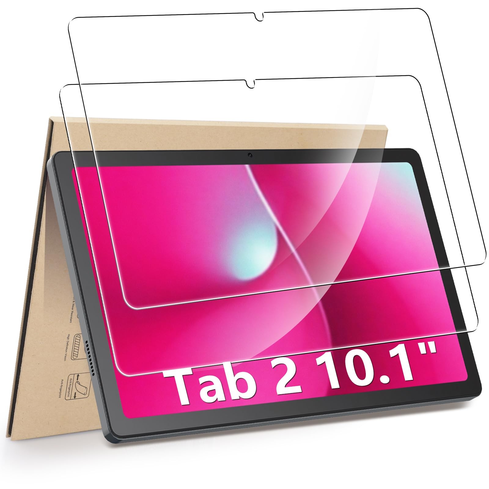 Hianjoo 2-Pack Screen Protector Compatible with T-Mobile REVVL Tab 2 10.1...