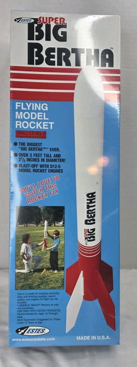 Super Big Bertha Estes Flying Model Rocket Kit FACTORY SEALED