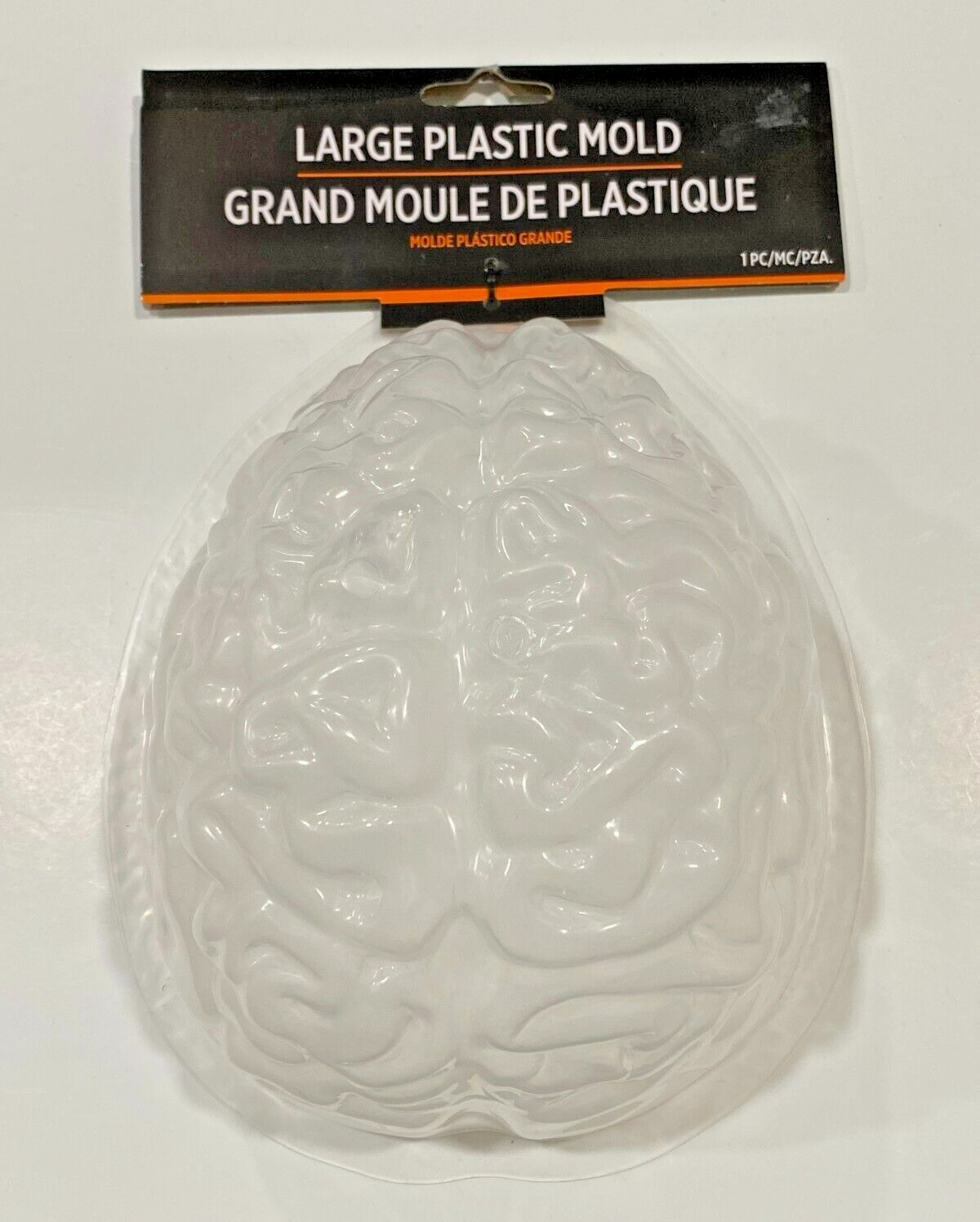 NEW AMSCAN LARGE PLASTIC BRAIN MOLD HALLOWEEN ICE GELATIN FREE SHIP