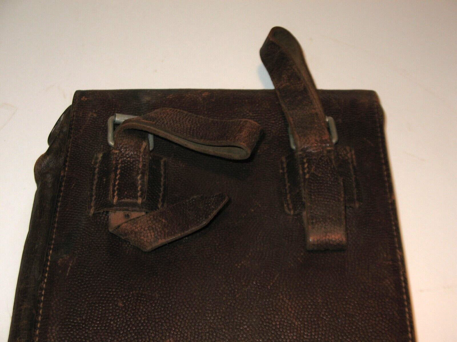 WW 11 War German Map Case Makers Name Printed Extra Nice Original Condition