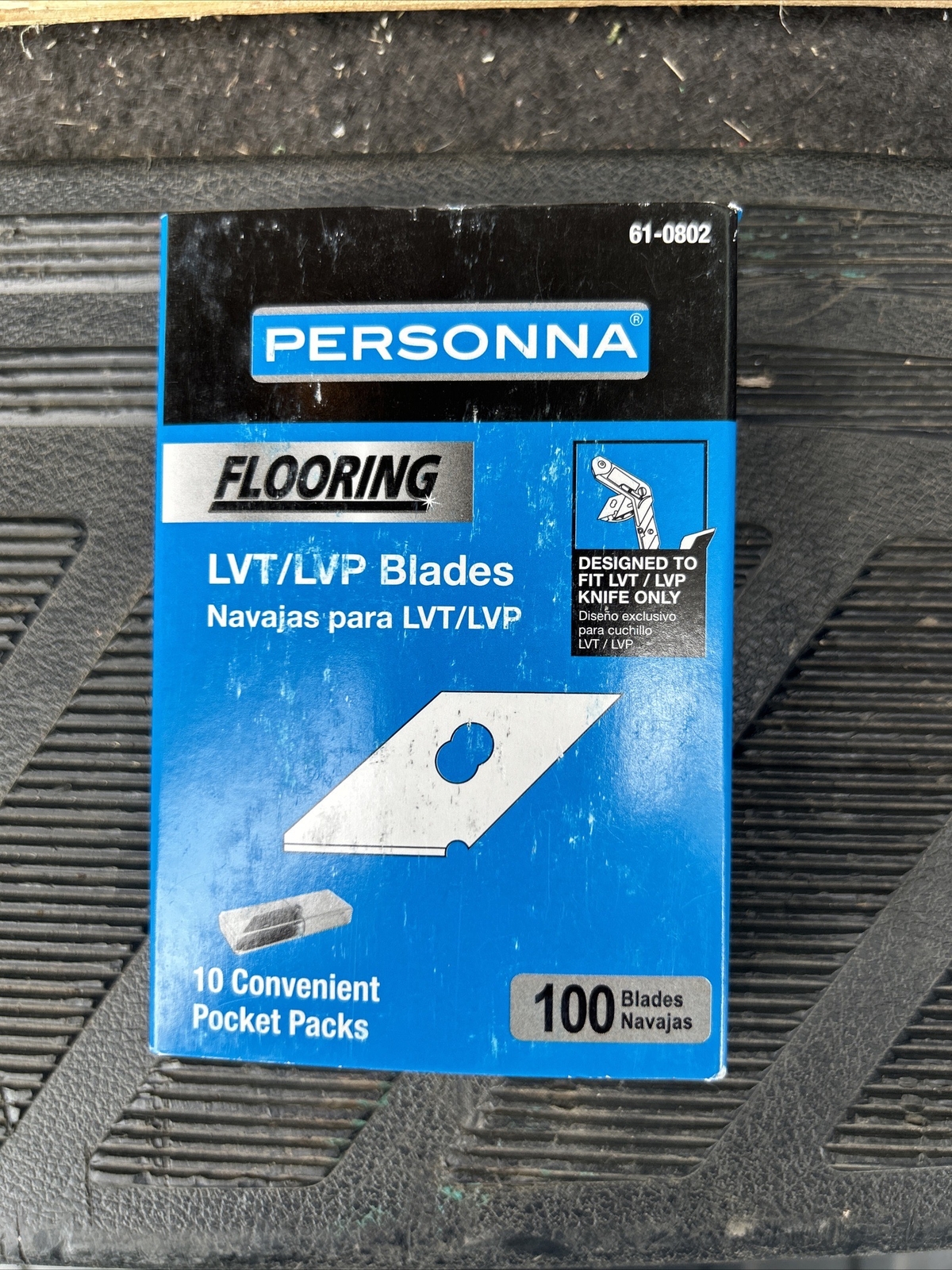 100 PERSONNA LVT/LVP knife blades Steel Laminate Flooring Cutter New