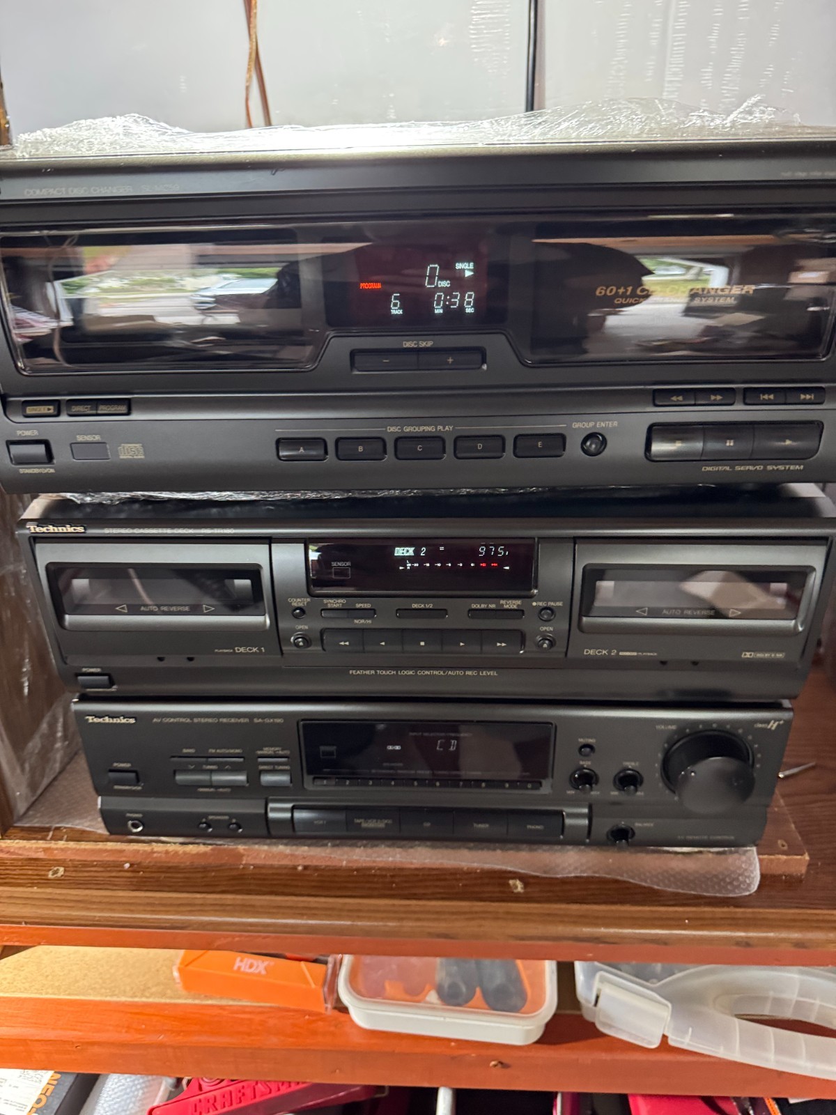 Technics 1990s BEST RACK SYSTEM with REMOTE ( FROM FIRST OWNER-MADE IN JAPAN)