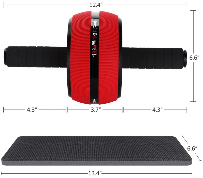 Rodillo De Ejercicio Para Abdominales Y Brazos, Rueda Abdominal NEW