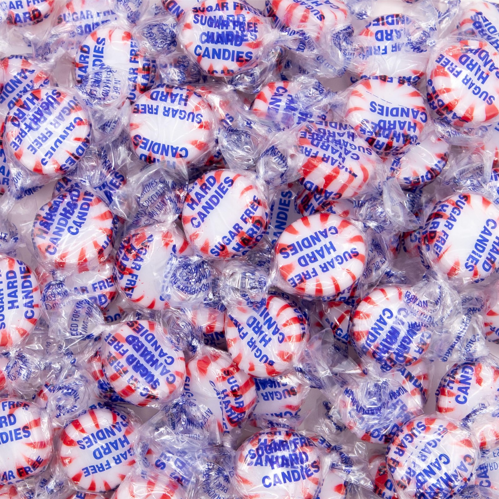 Sugar Free Peppermint Starlights by | 1 lb of Peppermint Sugar Free Hard Candy