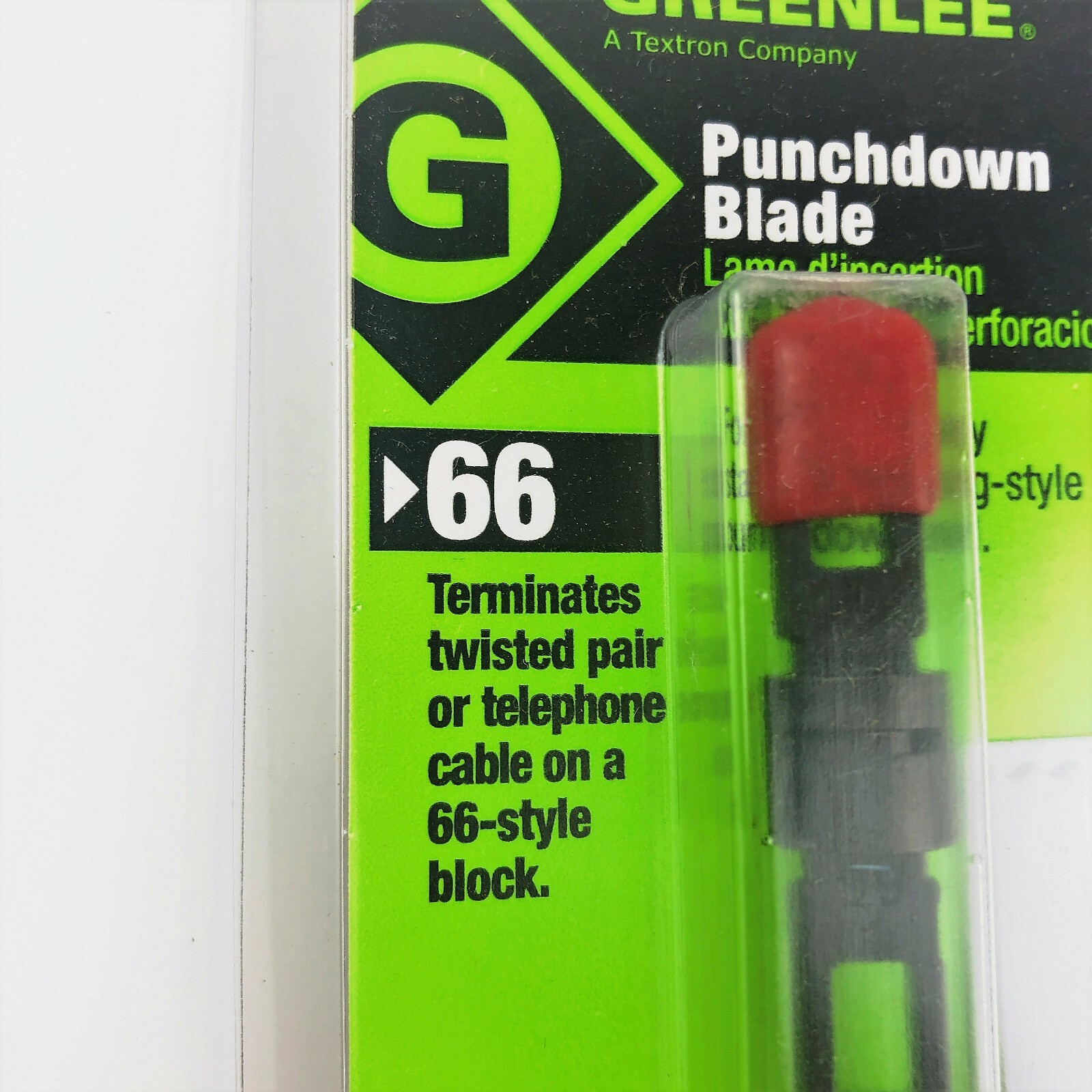 GreenLee 66 Blade 46022 Punch Down Tool Blade New USA