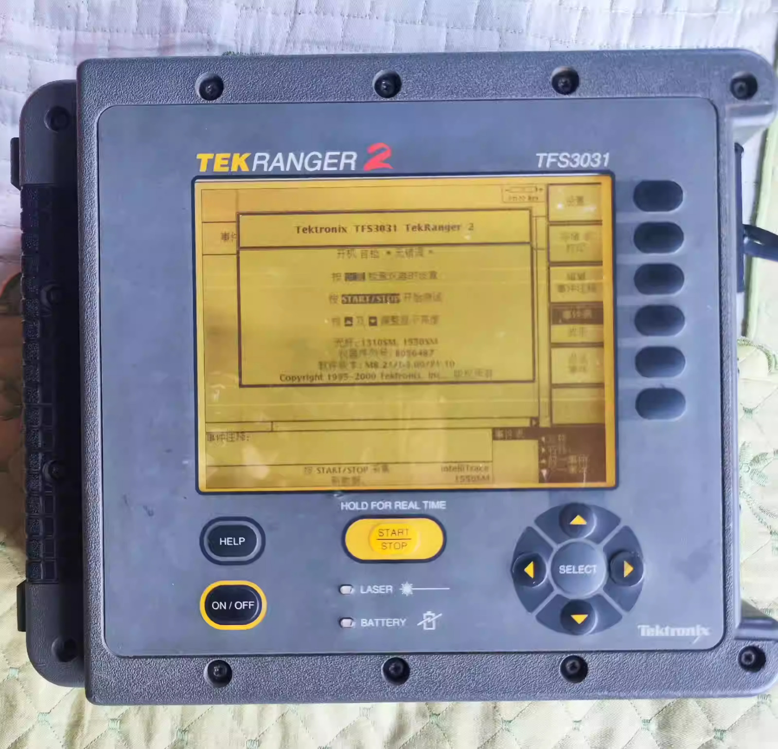 1PCS Tektronix Tekranger TFS3031 Mini Optical Time Domain Reflectometer
