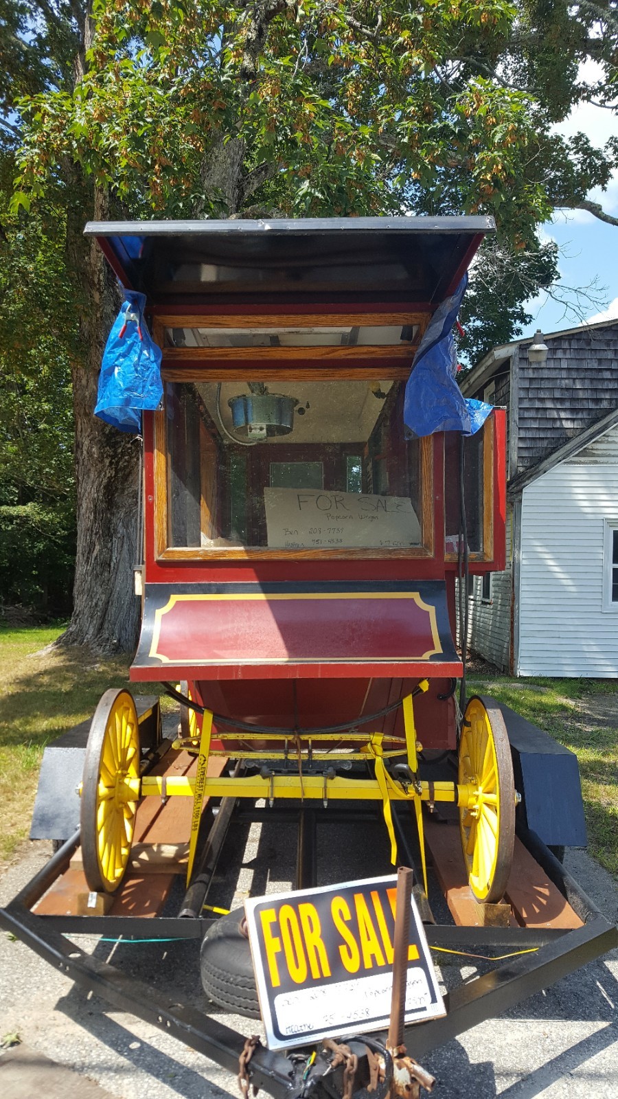 Antique Popcorn Wagon