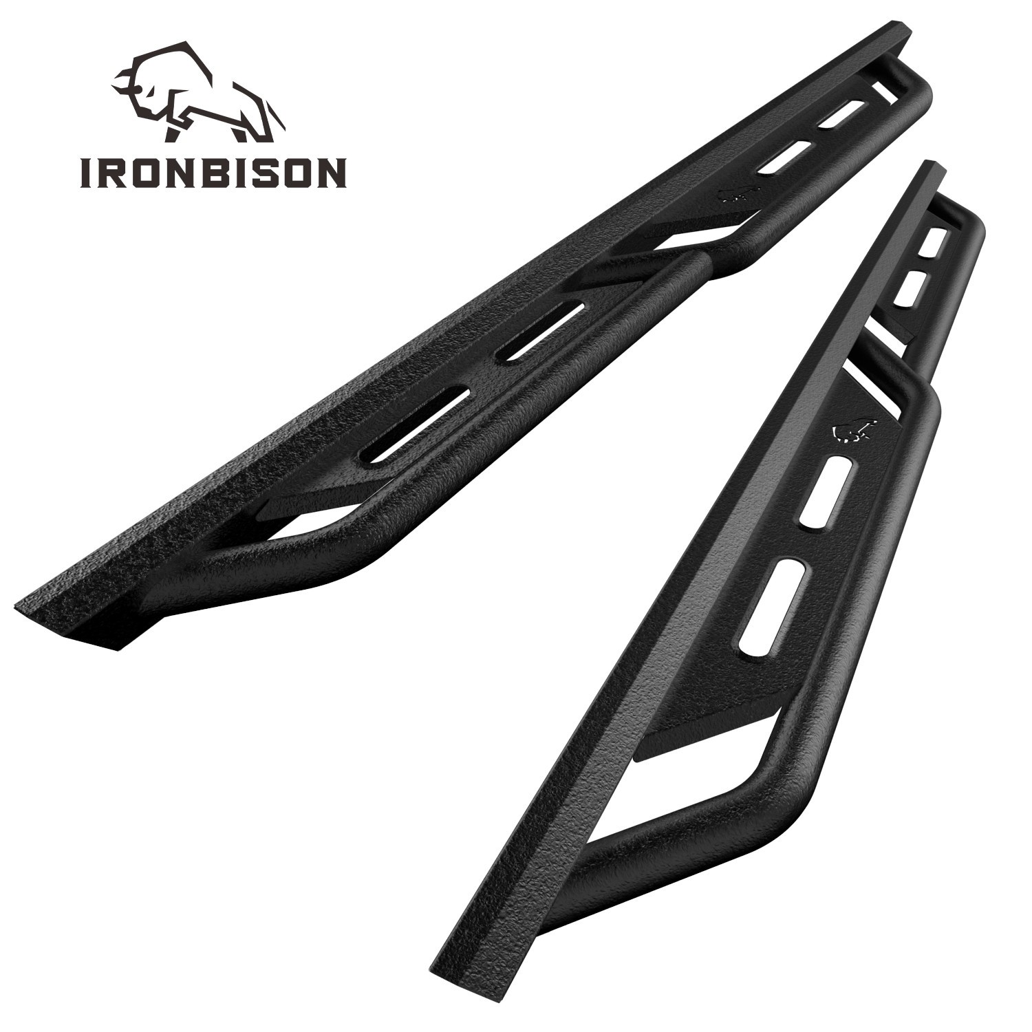 Running Boards Side Steps Nerf Bars Rails Armor 2025-2026 Toyota 4Runner Black