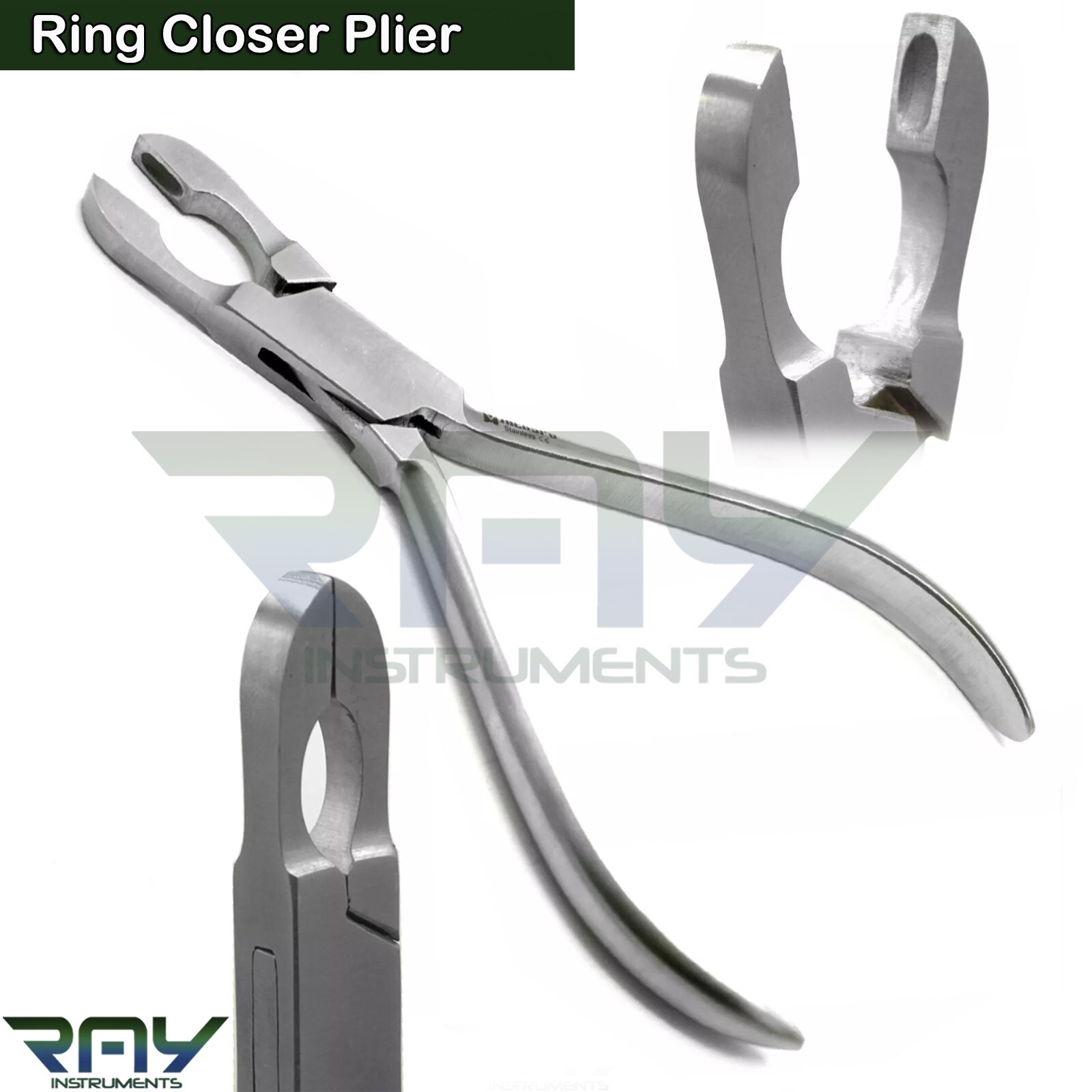 Surgical Ring Closing Plier Body Art Tattoo Piercing Ring Closer Jewelry Forceps