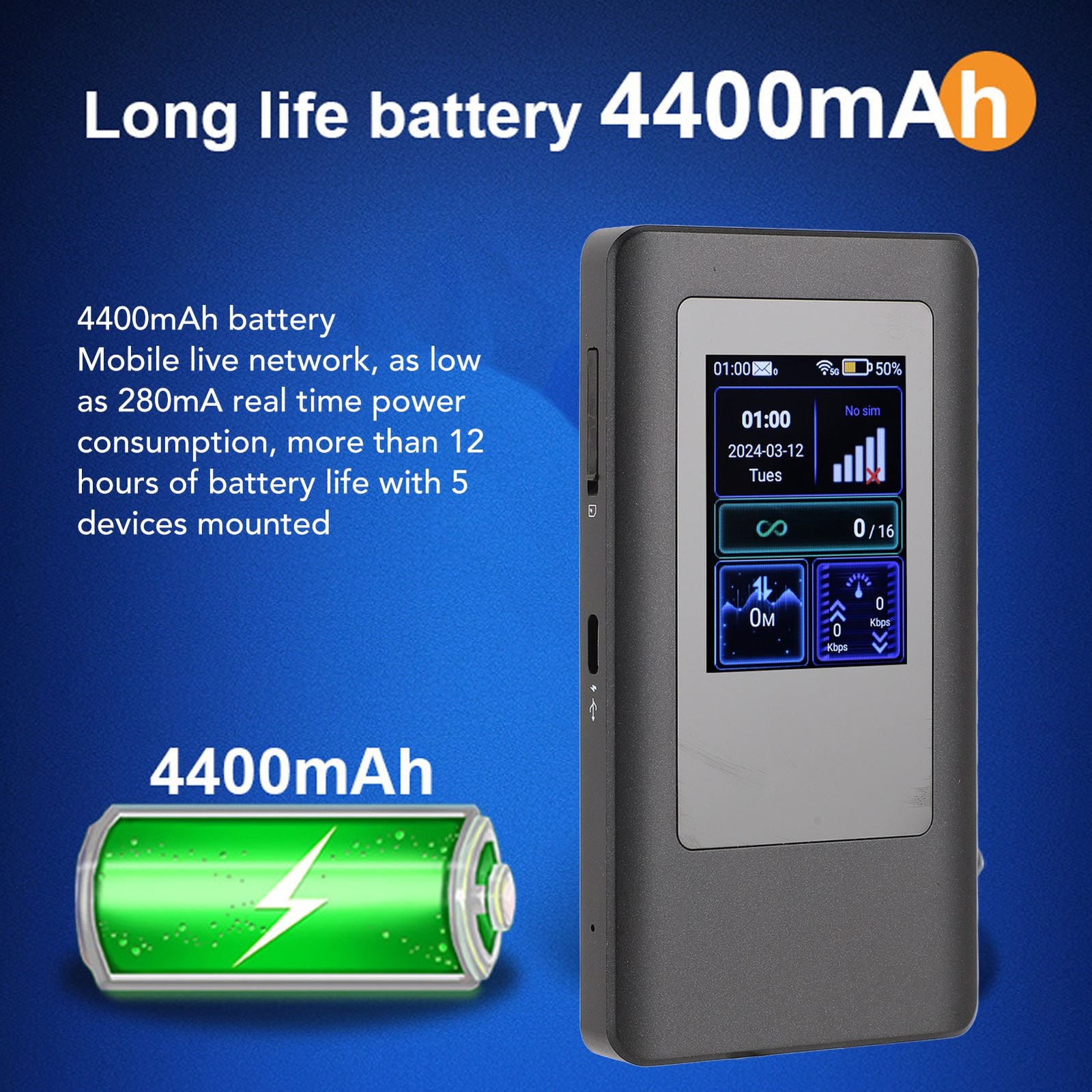 5G Portable Mobile Hotspot High Speed Network For Live Gaming Trending