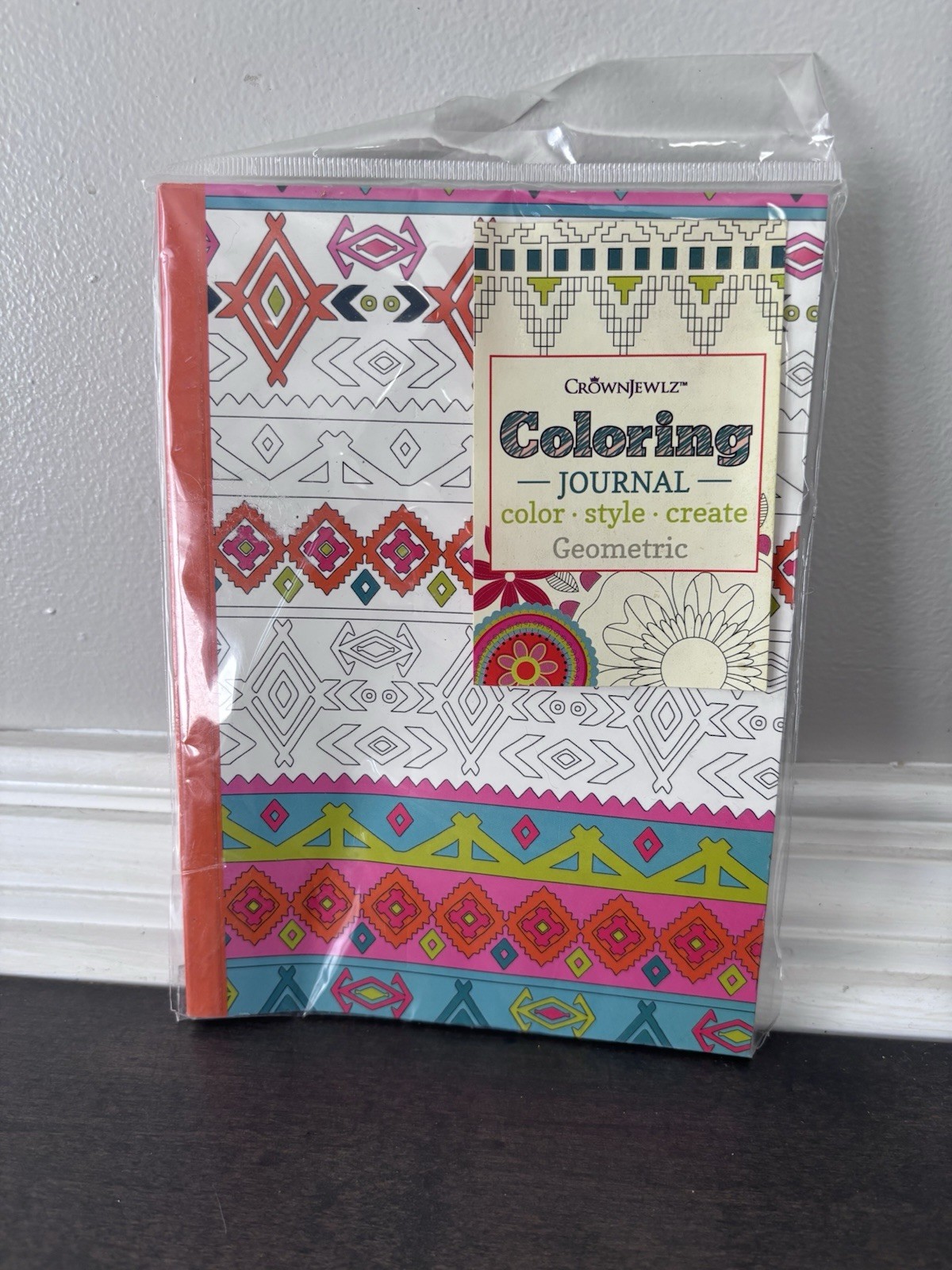 Crown Jewlz Coloring Journal Color Style Create Geometric New