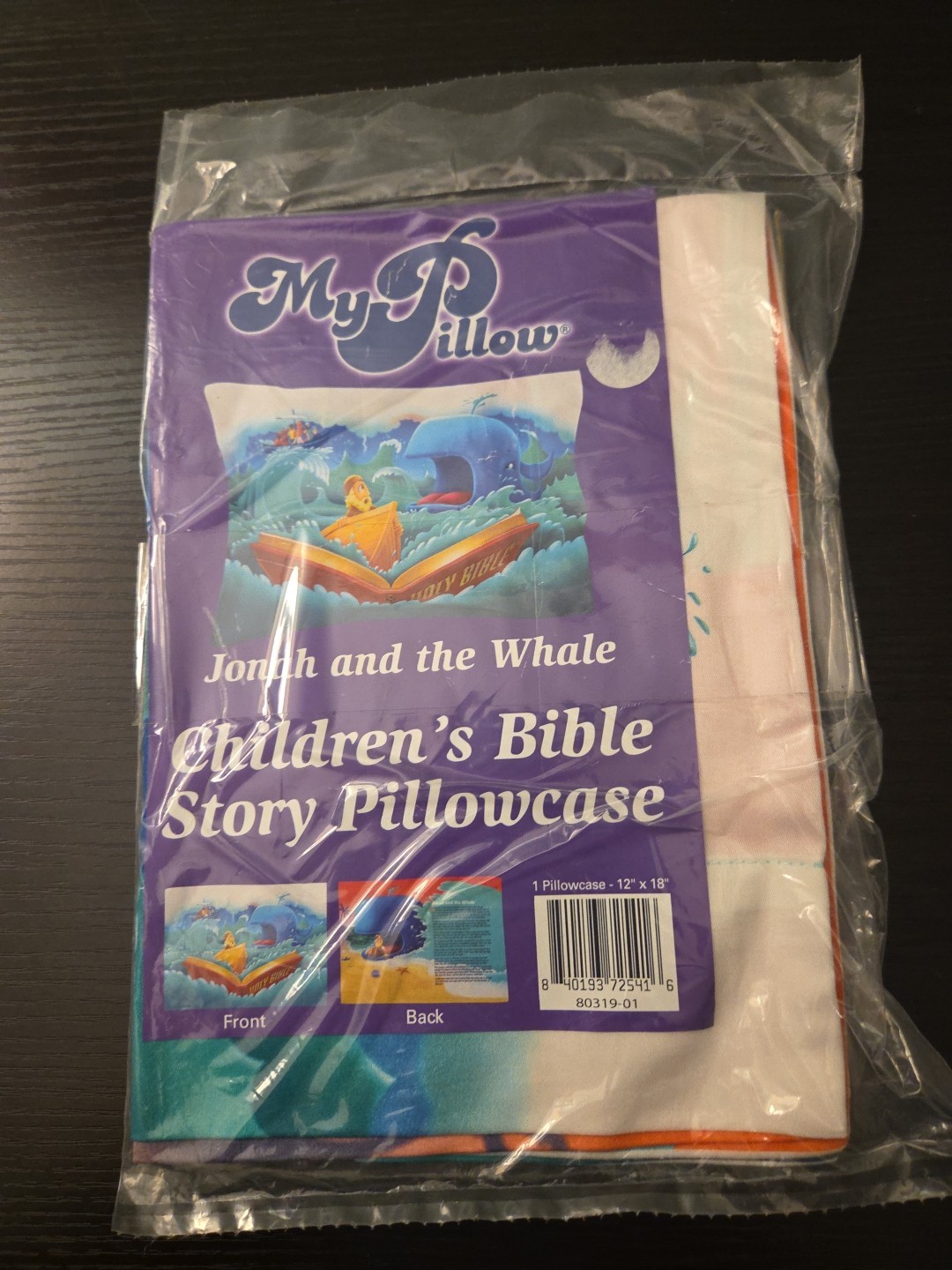 My Pillow Childrens Bible Story Pillowcase 12" X 18" New Ib Package