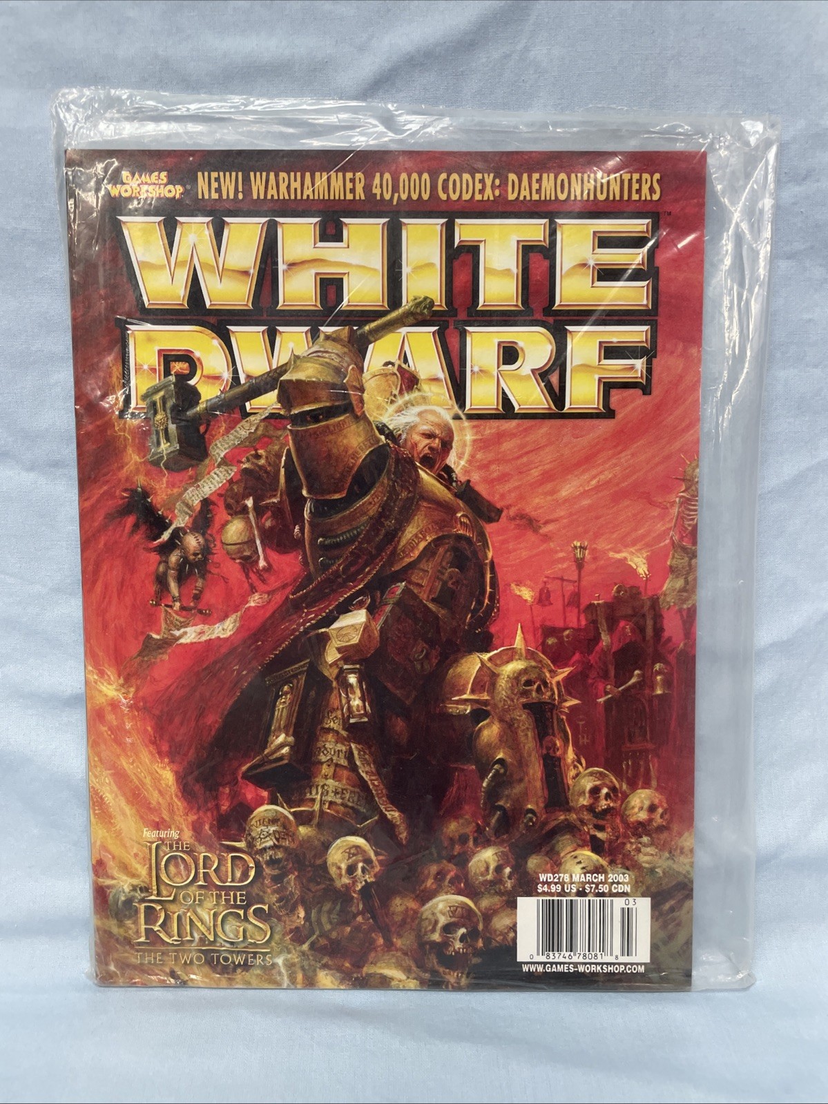 Warhammer Games Workshop White Dwarf  Magazine 278 Sealed Polybag NOS