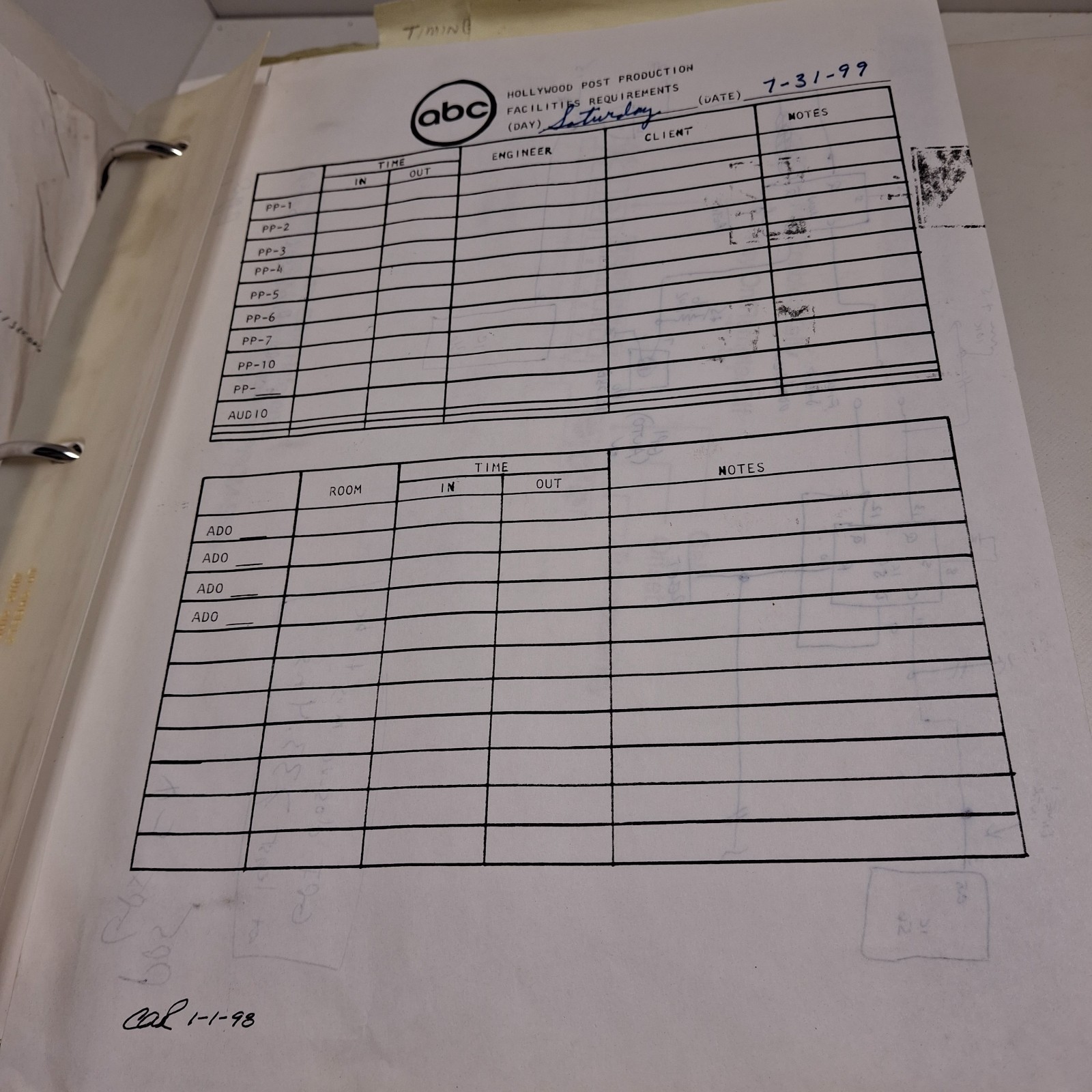 Grass Valley Model 110 Manuals 2‑Volume Set + ABC Notes + Install Planning Guide
