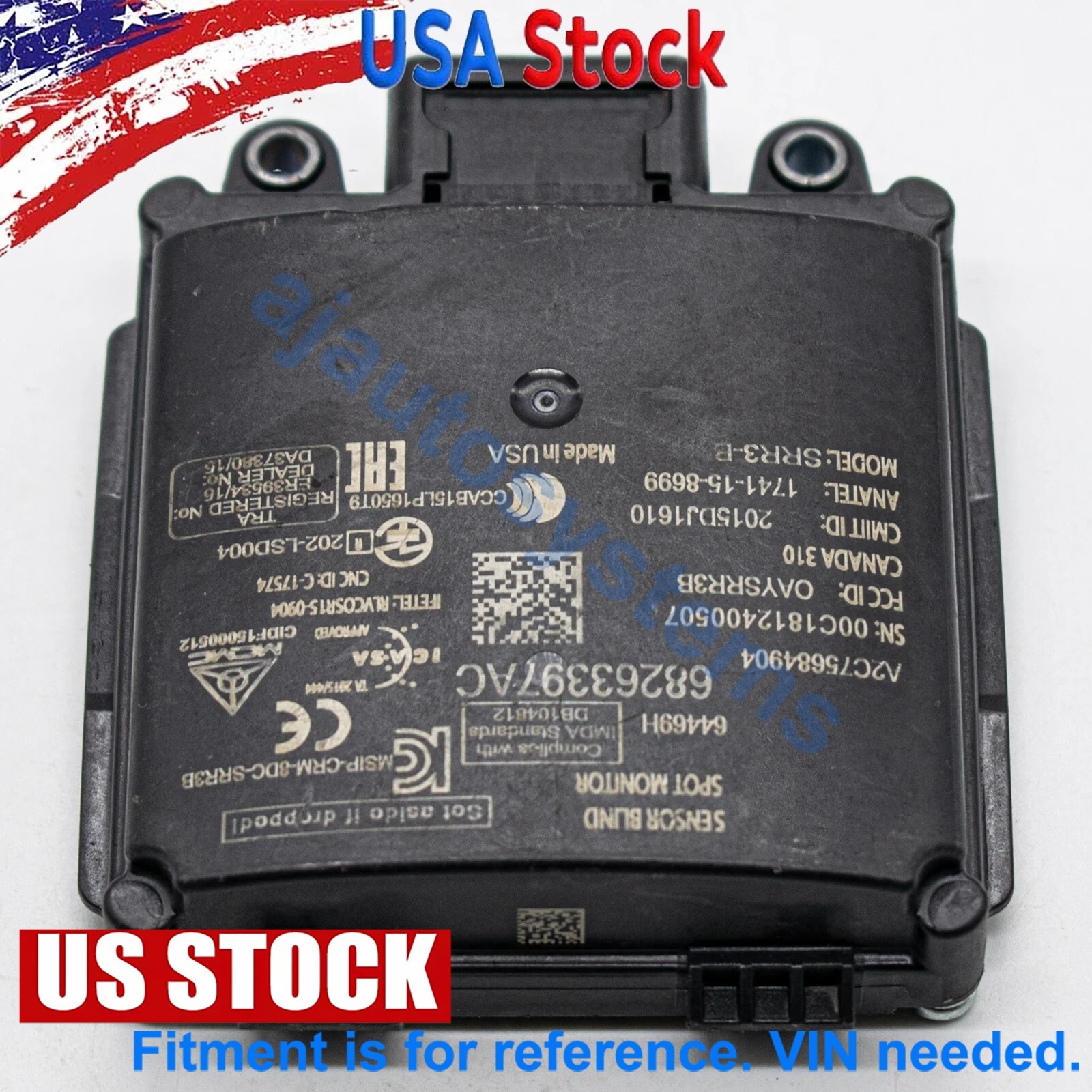 OEM Rear Blind Spot Alert Radar Sensor For 19-22 RAM 1500 68263397AC  68263397AE
