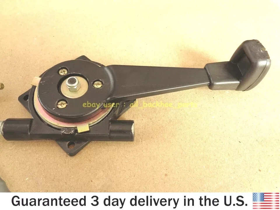 JCB BACKHOE - THROTTLE CABLE ASSEMBLY WITH LEVER & KNOB (PART NO. 334/E6422)