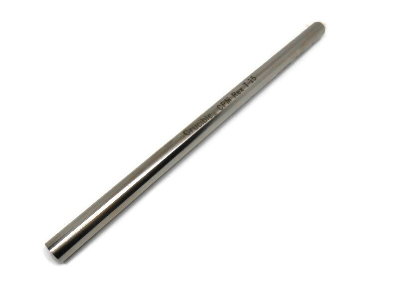 Crucible CPM REX T-15 5/16"(.3125") Round Tool Bit 6" Overall Length T15