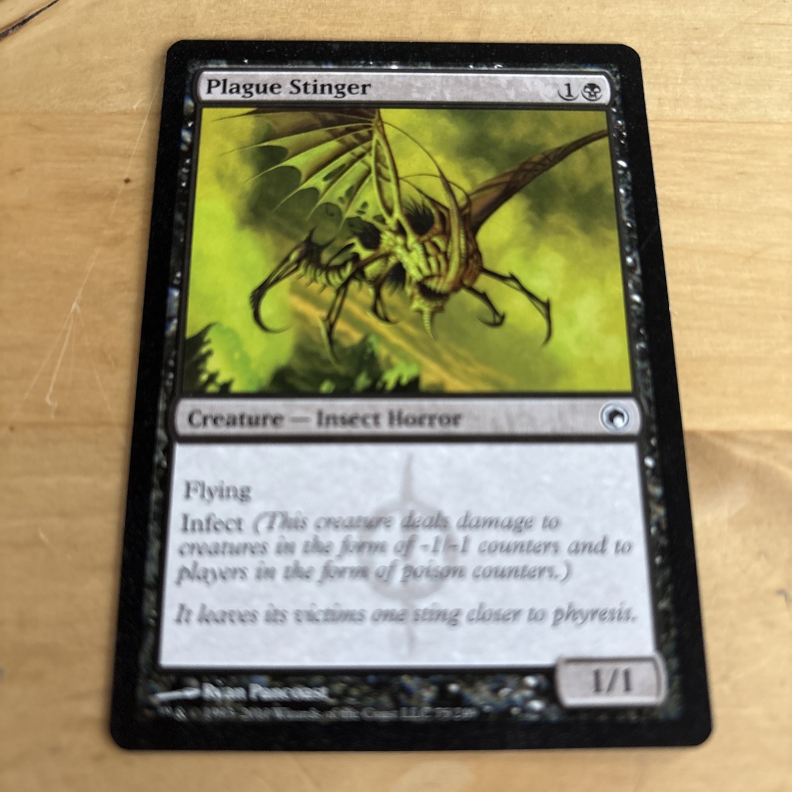 Scars of Mirrodin #75 Plague Stinger Free Shipping