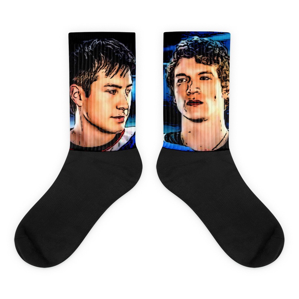 Shane and Ilya-Heated Rivalry Inspired Socks