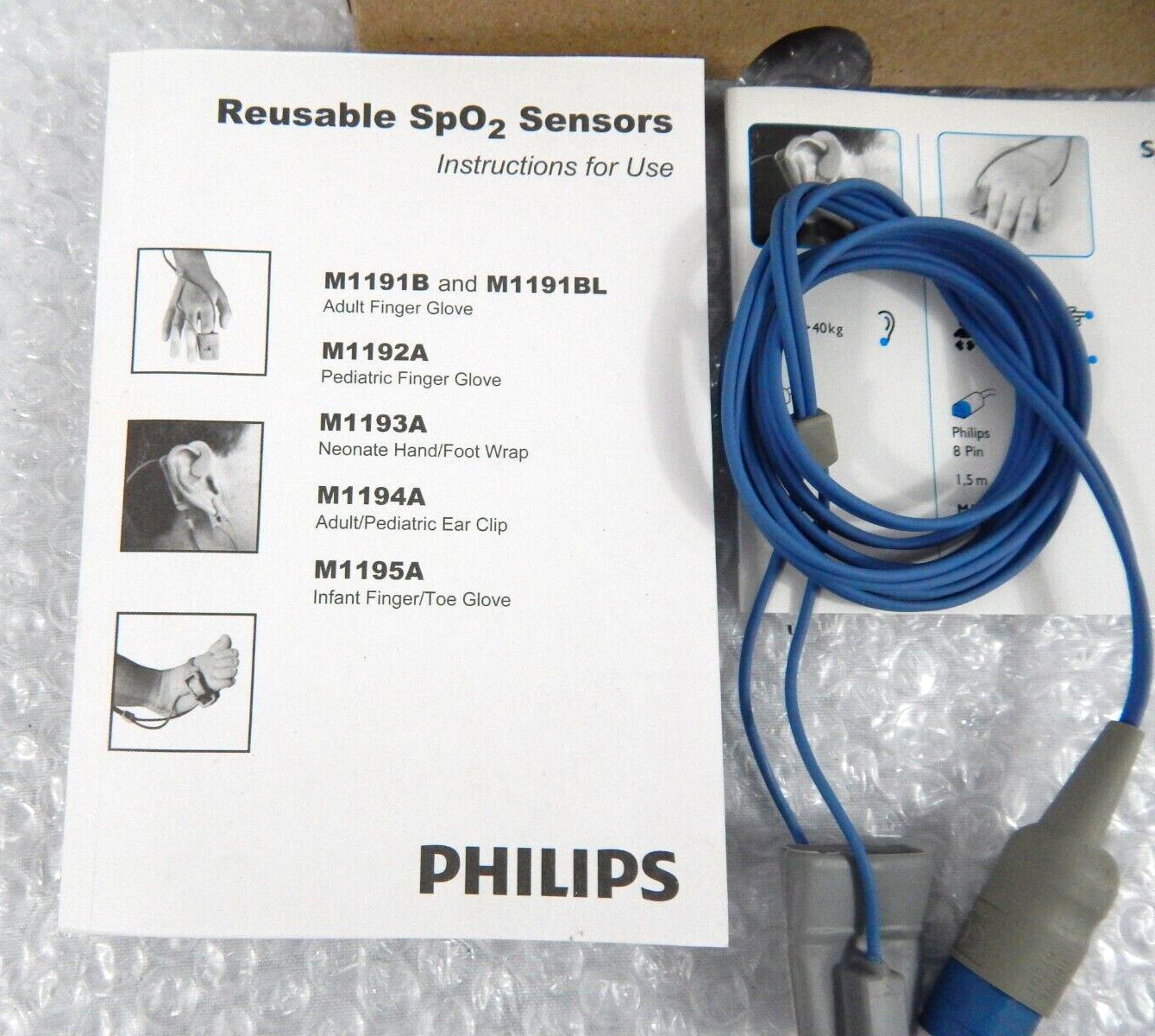 PHILIPS M1192A SENSOR 8PIN SOFT TIP