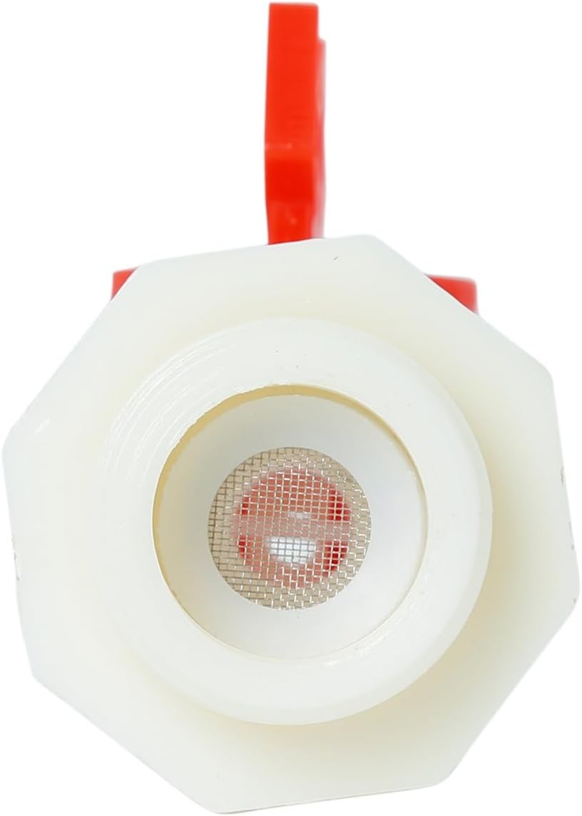 2pcs Rabbit Watering System Bucket Connector Kit-Includes Bulkhead Fitting, Barb