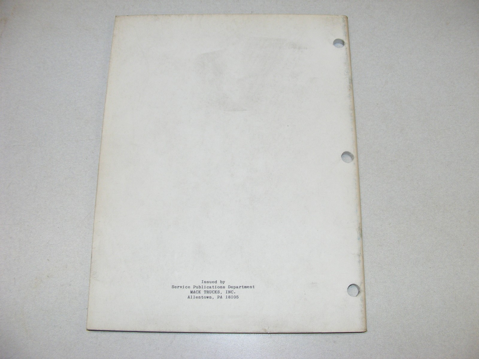Mack Engine Bearing Failure Master Manual