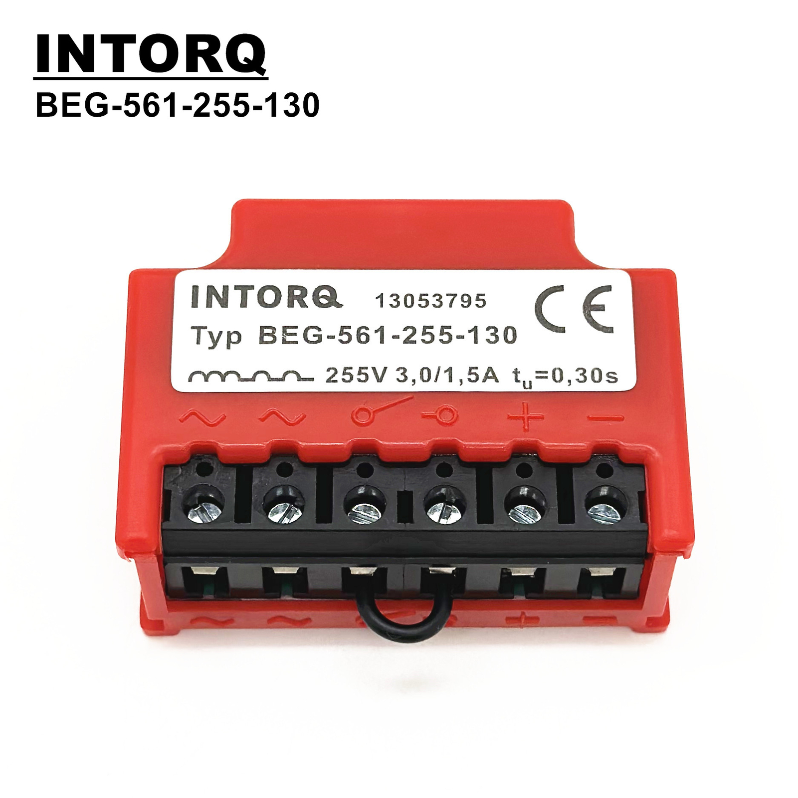 INTORQ BEG-561-255-130 13053795 Motor brake rectifier 255V~ 3,0/1,5A t=0,30s