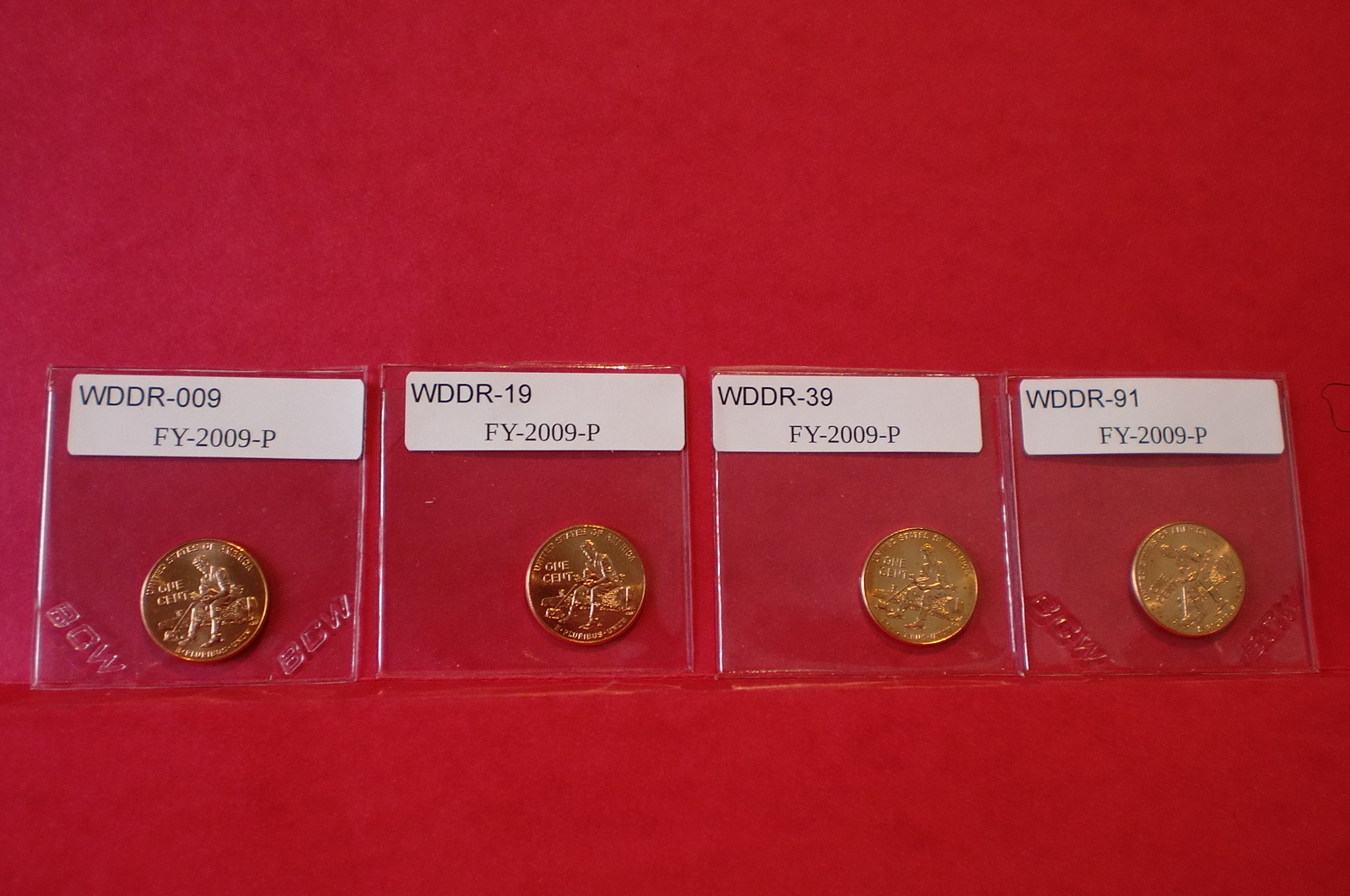 2009 Lincoln WDDR-009 or 019or 091 +, Formative Years Doubled Die Error Cent
