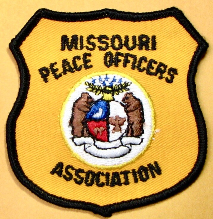 Missouri Peace Officers Association Patch. 3"X3". PP72