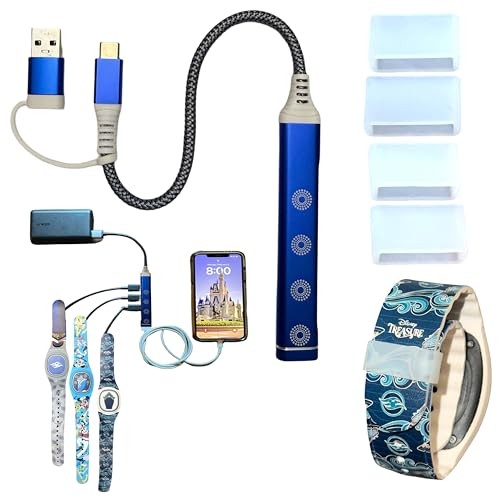 MultiCharger for MagicBand+, MagicBand +, Magic Band Compatible with FuelRod &