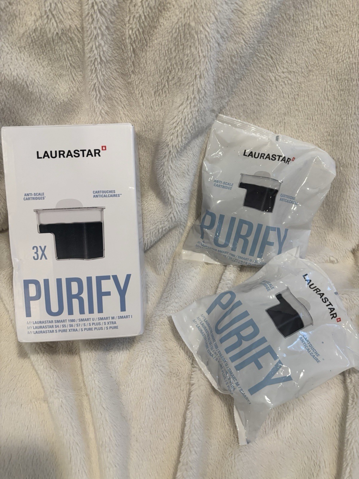 Laurastar Anti-Calc Cartridge - SMART - Pack of 2 Anticorrosive, Anti-salt  READ